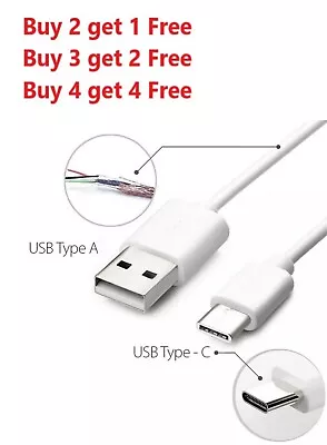 For Samsung Note 10/ Plus S10 S9 Type C Cable Fast Rapid Charging cable Cord - Image 1 of 2