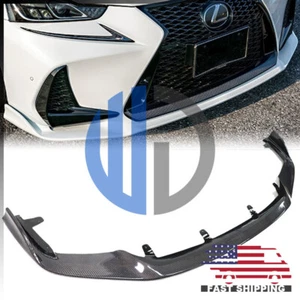For 2017 2018 2019 2020 Lexus IS 200t IS350 F-Sport AR Style Carbon Front Lip - Picture 1 of 7
