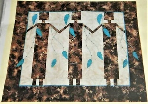 NEW Vintage Kokopelli Three in a Row Quilt Pattern - Picture 1 of 3