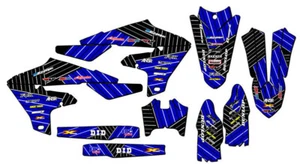 2019-2023 YZ 250 F 4-STROKE Rennen Serie Blau Senge Grafiken Set Kompatibel - Picture 1 of 10