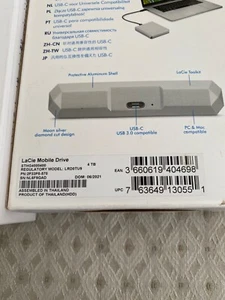 BRAND NEW IN BOXE LaCie 4TB Mini Portable External Hard Drives - Picture 1 of 1