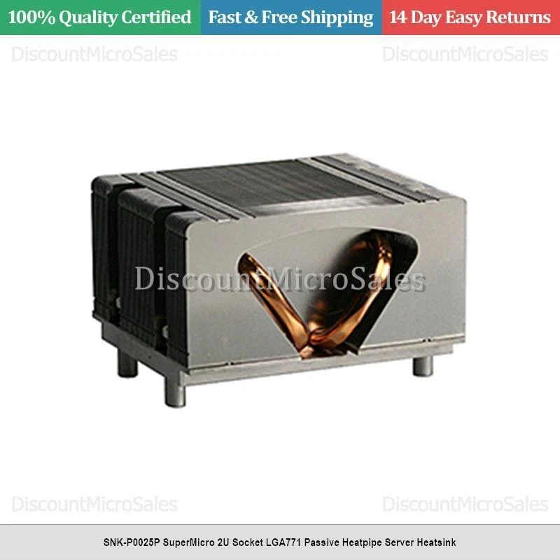 Disipador de calor pasivo para servidor SNK-P0025P SuperMicro 2U Socket LGA771 Foto 1 de 1