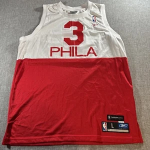 Camiseta Reebok Allen Iverson Grande #3 Retro Estilo Vintage 1965 NBA Philadelphia - Imagen 1 de 17
