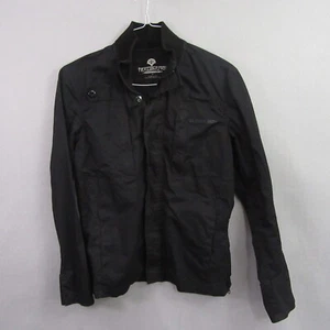 Heritage 1981 Mens Windbreaker Utllity Jacket S Black Full Zip Tactical - Picture 1 of 13