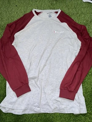 CHAMPION MENS BIG AND TALL LONG SLEEVE T SHIRT SIZE 2XLT  NWT - Image 1 of 3