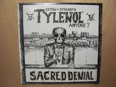 SACRED DENIAL - Extra Strength TYLENOL Anyone LP 1986 Forefront SD002 VG/Nm - Imagem 1 de 3