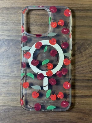 Funda Kate Spade iPhone 16 Pro Max Logo Diseño Cereza - MagSafe Ready Foto 1 de 2