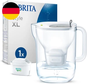 BRITA Wasserfilter-Kanne Style XL Hellgrau (3,6L) Inkl. 1 MAXTRA PRO All-In-1 Ka - Bild 1 von 12