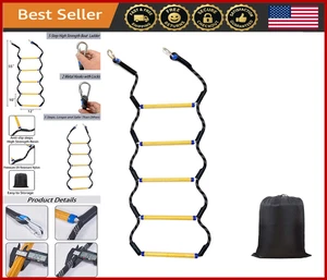 5-Step Heavy Duty Boat Ladder 400Lbs, Portable Marine Boarding for Kayak - Picture 1 of 7