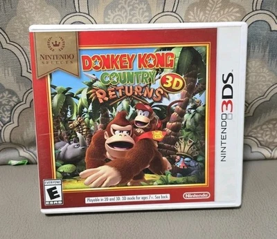 Donkey Kong Country Returns 3D: Nintendo Selects (3DS, 2016) - Complete - Image 1 of 3
