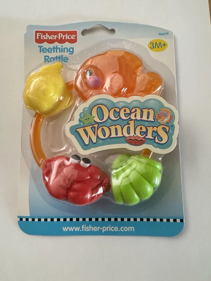 Sonajero de dentición Fisher Price G6677 Ocean Wonders Foto 1 de 2