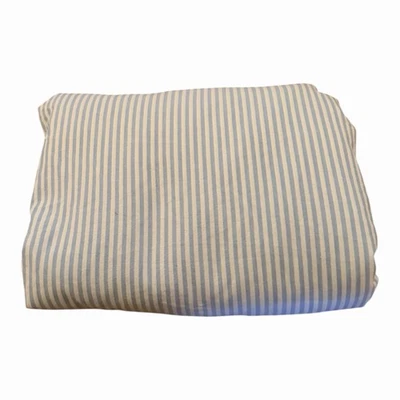 Funda nórdica Pottery Barn Kids azul a rayas doble. Talla Foto 1 de 4