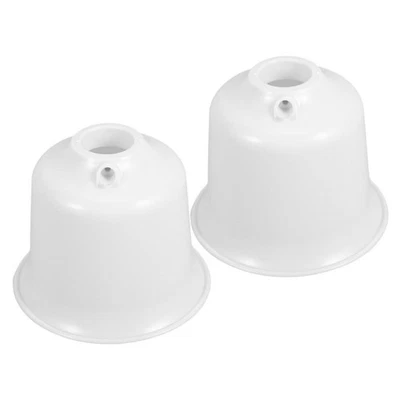  2pcs Ceiling Fan Canopy Plates: Light Canopy Cover With Hardware Decorative - Image 1 of 4