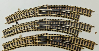 3 x Fleischmann Piccolo N Gauge Right Hand Curved Point - Image 1 of 3