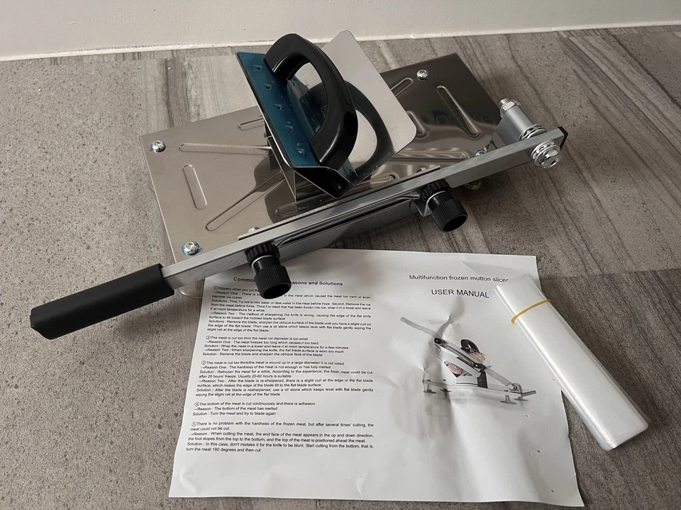 Manueller Fleischschneider Gefrorenes Rind Lamm Hammel Rolle Lebensmittel Blatt Schneider Küchenwerkzeug - Bild 1 von 1