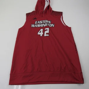 Eastern Washington Eagles adidas Sweatshirt Men's Red/Black Used - Picture 1 of 7