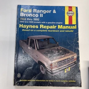 Haynes Repair Manual Ford Ranger & Bronco II Book 1983 Thru 1992 36070 - Bild 1 von 14