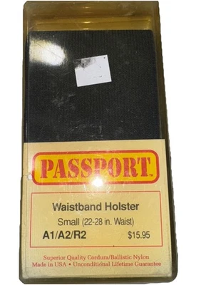 Поясная кобура для паспорта. Маленькая талия 22–28 дюймов A1/A2/R2 - Изображение 1 из 4