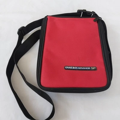 Estuche de viaje vintage Nintendo Game Boy Advance bolsa roja 9" x 7" Foto 1 de 4