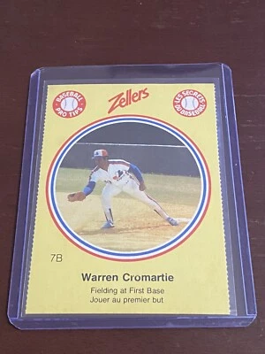 Warren Cromartie Zellers Baseball Pro Tips 7B - Image 1 of 2