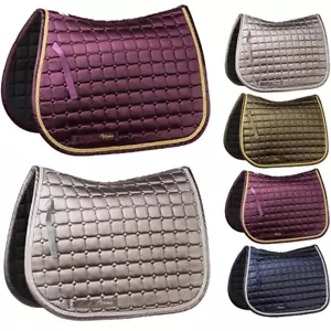 Rydale Horse Saddle Pad Equine Equestrian Equipment Pony Bridle Show 4 Colours - Picture 1 of 5