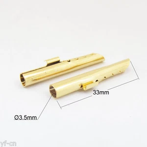 4pcs Gold Plated Copper Audio BFA Z-Type 4mm Banana Plug Speaker Cable Connector