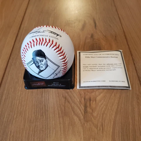 Willie Mays Collectible Baseball Cover