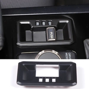 Black Central Control 4WD Mode Button Frame Cover Kit For Toyota Sequoia 2023-24 - Picture 1 of 10