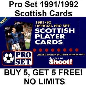 Pro Set 1991/1992 (Scottish Footballers) **Please Select Cards** - Picture 1 of 102