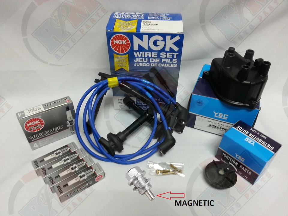 1992-1995 Honda Civic / Del Sol 1.5L - Kit de ajuste com plugue magnético de drenagem de óleo - Imagem 1 de 1