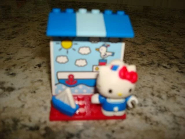 Hello Kitty Sailor Mega Bloks Set Used 10812 7pcs 2011               - Image 1 of 1