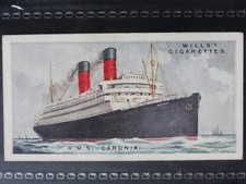 No.13 R.M.S. CARONIA - Merchant Ships of The World - Wills Ltd 1924
