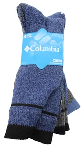 Columbia Crew Socken 4 Paar Größe L 6-12 mehrfarbig verstärkt Ferse & Zehen - Bild 1 von 9