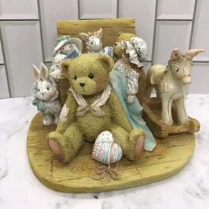 CHERISHED TEDDIES CHRISTOPHER | OLD FRIENDS ARE THE BEST FRIENDS TOY CHEST 1991 - Picture 1 of 11