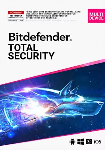 Bitdefender Total Security 2025 10-Geräte / 1,5-Jahre - (ESD) / KEY - Bild 1 von 2