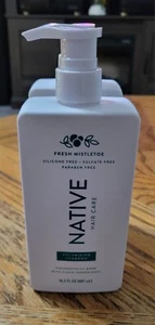 NATIVE HAIR FRESH MISTLETOE MOISTURIZING SHAMPOO 16.5 OZ - Picture 1 of 2