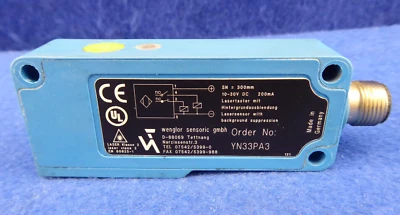 Wenglor Laser Sensor Reflex Sensor YN33PA3 Laser Probe - Image 1 of 4