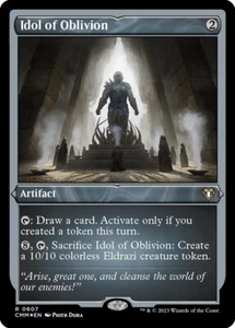 MTG IDOL OF OBLIVION FOIL ETCHED EXC - IDOLO DELL'OBLIO 607 - CMM - X EN - Picture 1 of 1