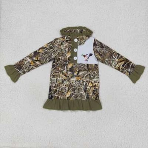 Bebé Niñas Pullover Top Temporada de Caza Camuflaje Pato Mangas Largas Camiseta Prenda para el torso - Imagen 1 de 15