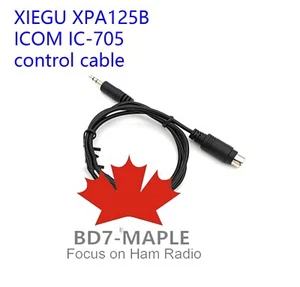 Nowa wersja! Kabel klucza wzmacniacza ICOM IC-705 do Xiegu XPA125B - Zdjęcie 1 z 1