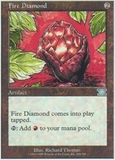 4x Fire Diamond ~ Heavily Played 6th Edition Sixth MTG Magic x4 4 UltimateMTG Pl