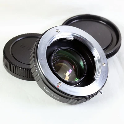 Focal Reducer Speed Booster 0.72x Adapter Minolta MD mount lens to Micro 4/3 M43 - Image 1 of 2