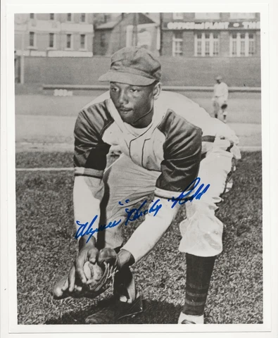 Ulysses Redd, Birmingham Black Barons, Negro Leagues baseball signed photo Cover