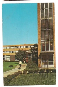 Terrace Hall KENT UNIVERSITY Girls' Dormitory Kent Ohio OH Postcard 1965 - Picture 1 of 2
