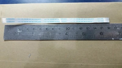 CABLE FLEX CINTA 7PIN 160mm AWM 20624 mismo lado 1,00 mm paso 7 PIN 16cm   Foto 1 de 2