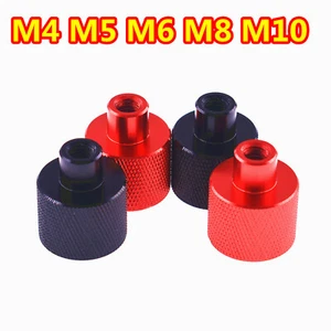 Knurled Thumb Nuts M4 M5 M6 M8 M10 Blind Hole Aluminum Hand Grip Knobs Round Nut - Picture 1 of 5
