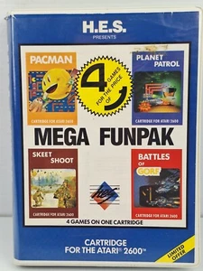 Atari 2600 Boxed Mega Funpak (Pacman, Planet Patrol, Skeet Shoot -RARE - Picture 1 of 3