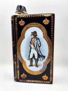 CAMUS NAPOLEON Cognac Blue Book Limoges 700ml Empty Decanter Gold Accents - Picture 1 of 7