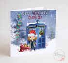 DOCTOR WHO PERSONALISED CHRISTMAS CARD - DALEK - 13TH Doctor