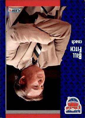 Bill Fitch #132 1991-92 Fleer - Image 1 of 2